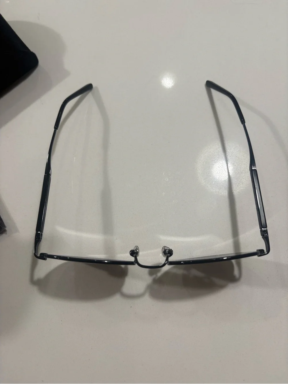 Ed Hardy Black Metal Frame Sunglasses with Dark Lenses